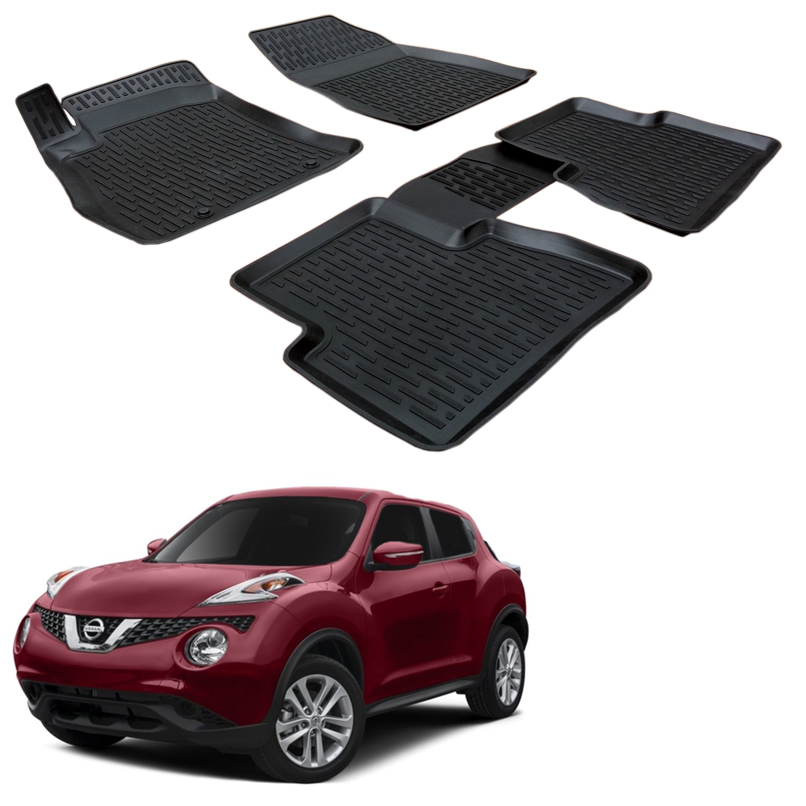 Gumené rohože Nissan Juke 2010-2018 4 ks