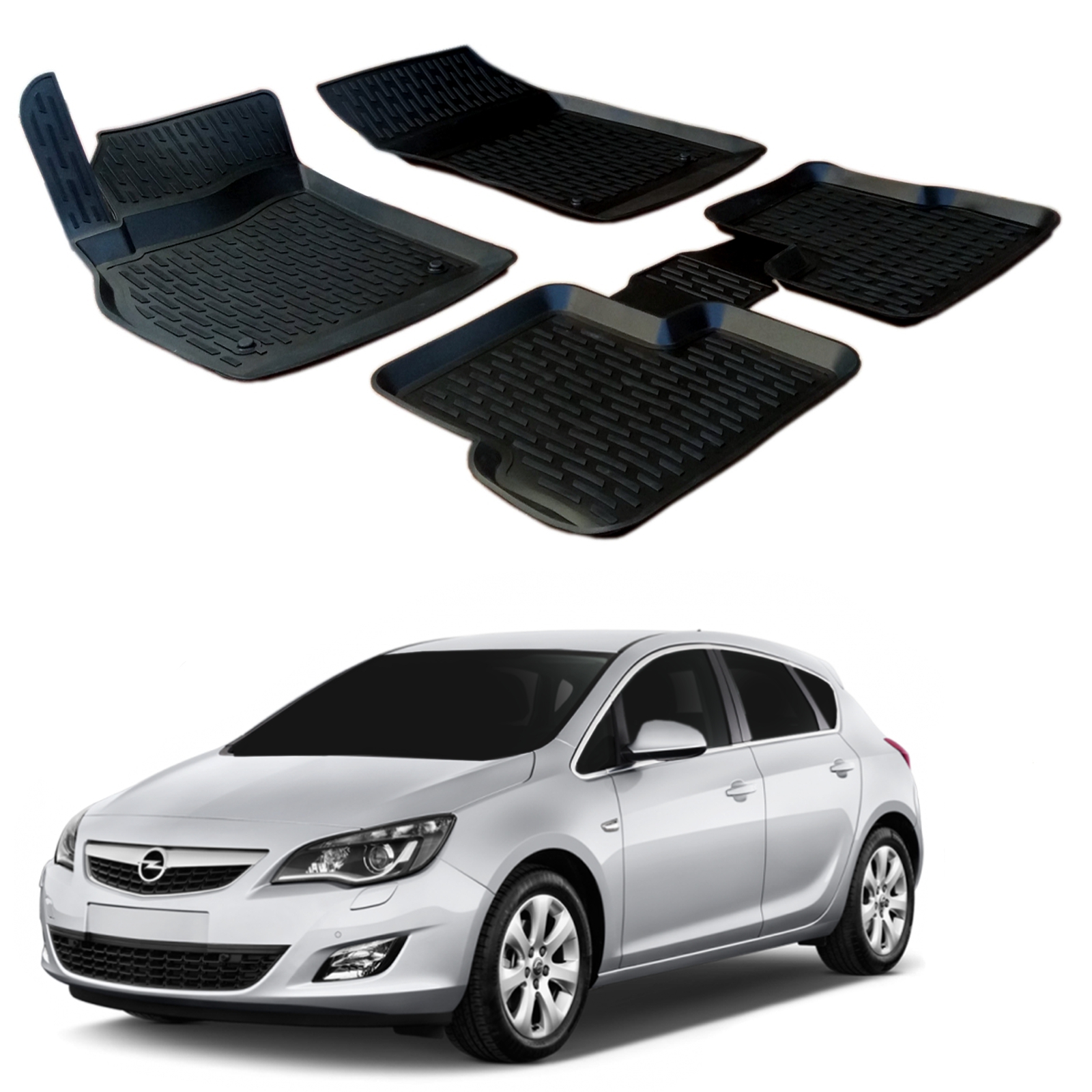 Gumené rohože Opel Astra J 2010-2016