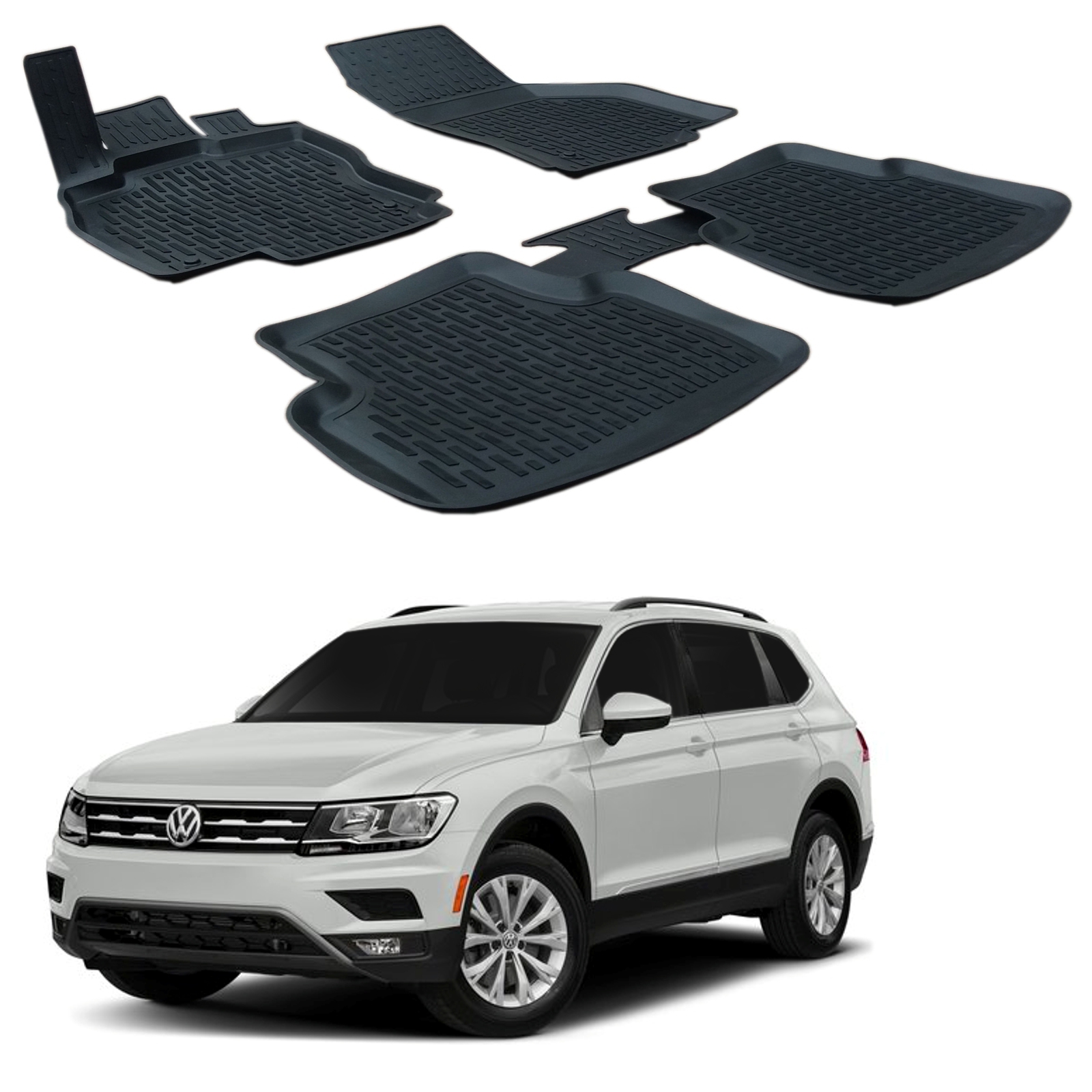 Gumové rohože 3DS SCOUTT VW Tiguan 2016-up