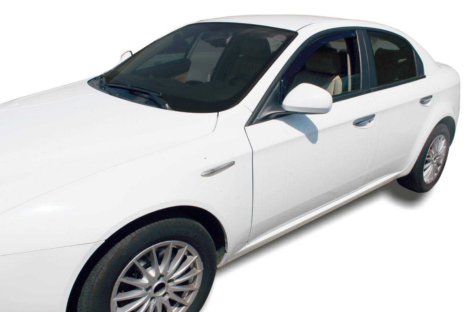 Okenné deflektory Alfa Romeo 159 4D 2005-2011 2 ks predné