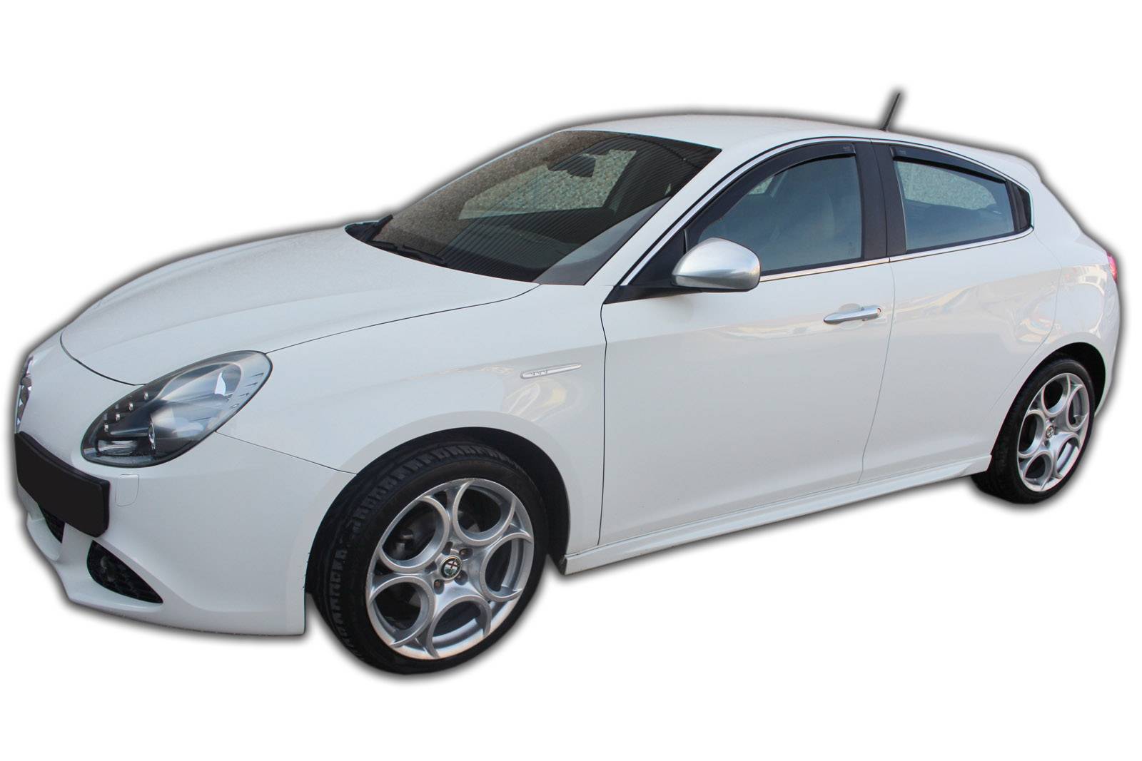 Okenné deflektory Alfa Romeo Giulietta 5D 2010-up 4 ks predné+zadné