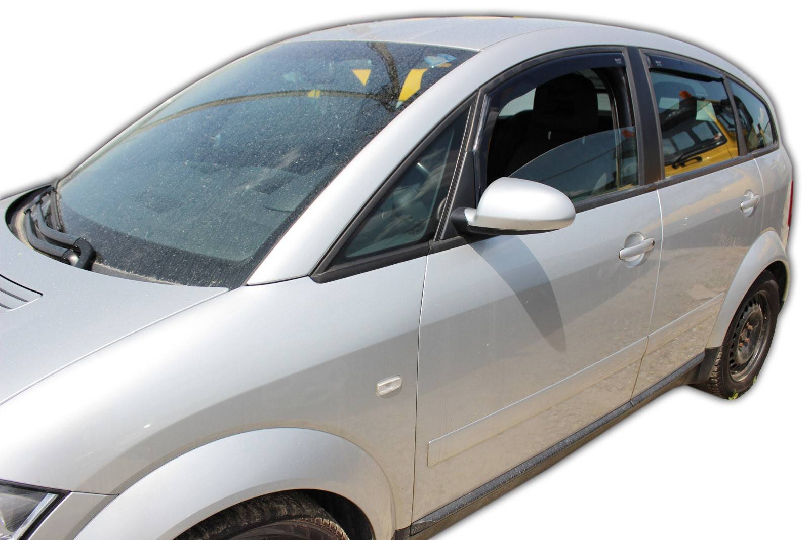 Okenné deflektory Audi A2 5D 2000-2005 4 ks predné+zadné