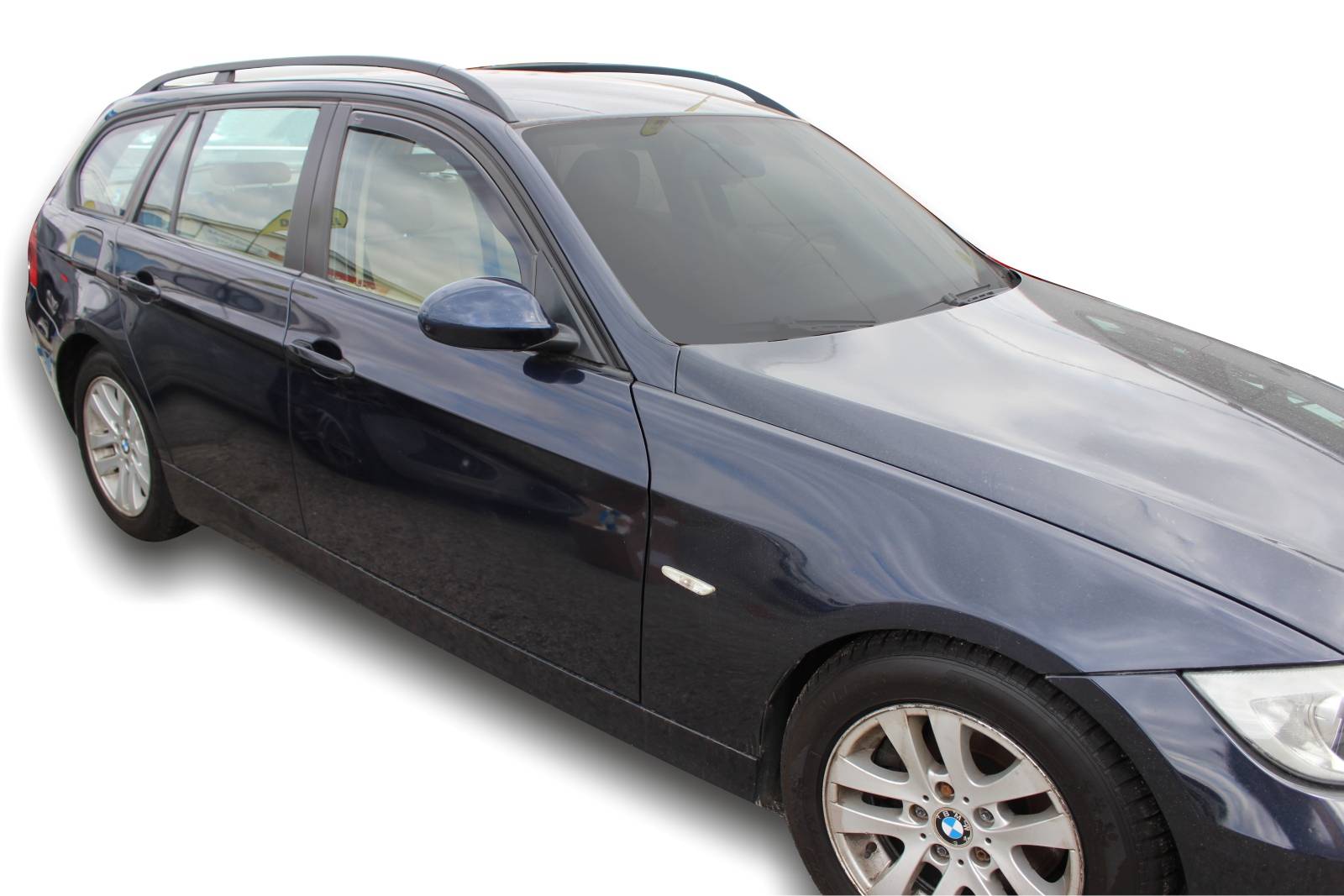 Okenné deflektory BMW 3 5D KOMBI 2005-2013 4 ks predné+zadné