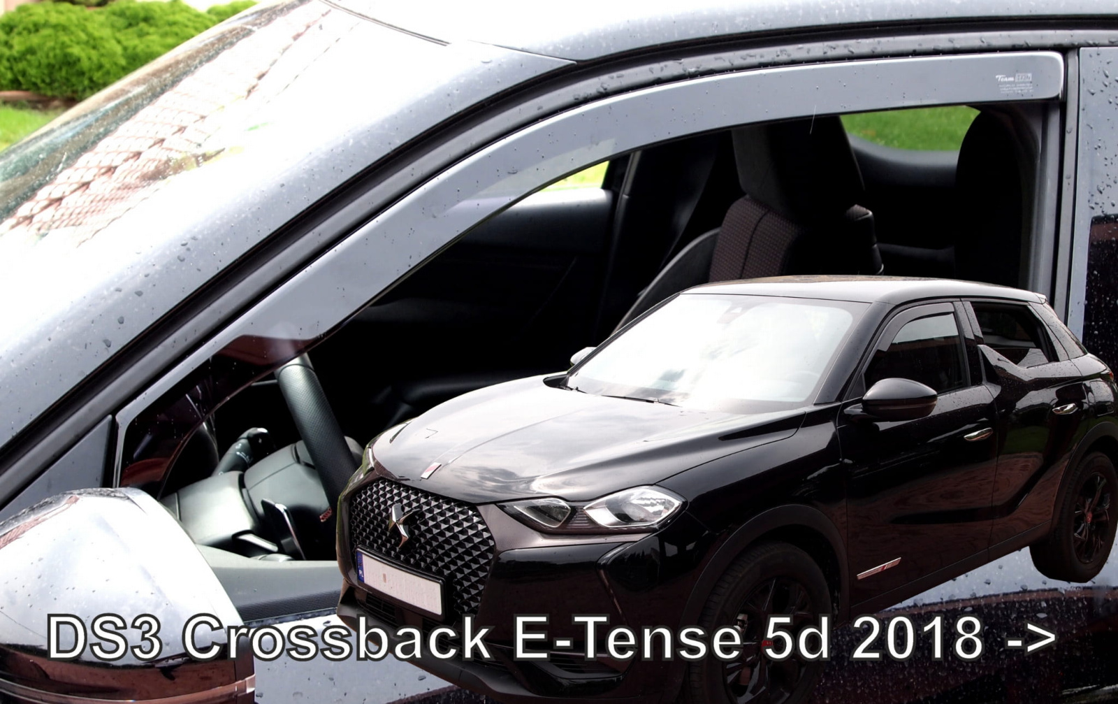 Okenski deflektorji za Citroen DS3 Crossback Etense 2018-Nad 2 kosa Spredaj