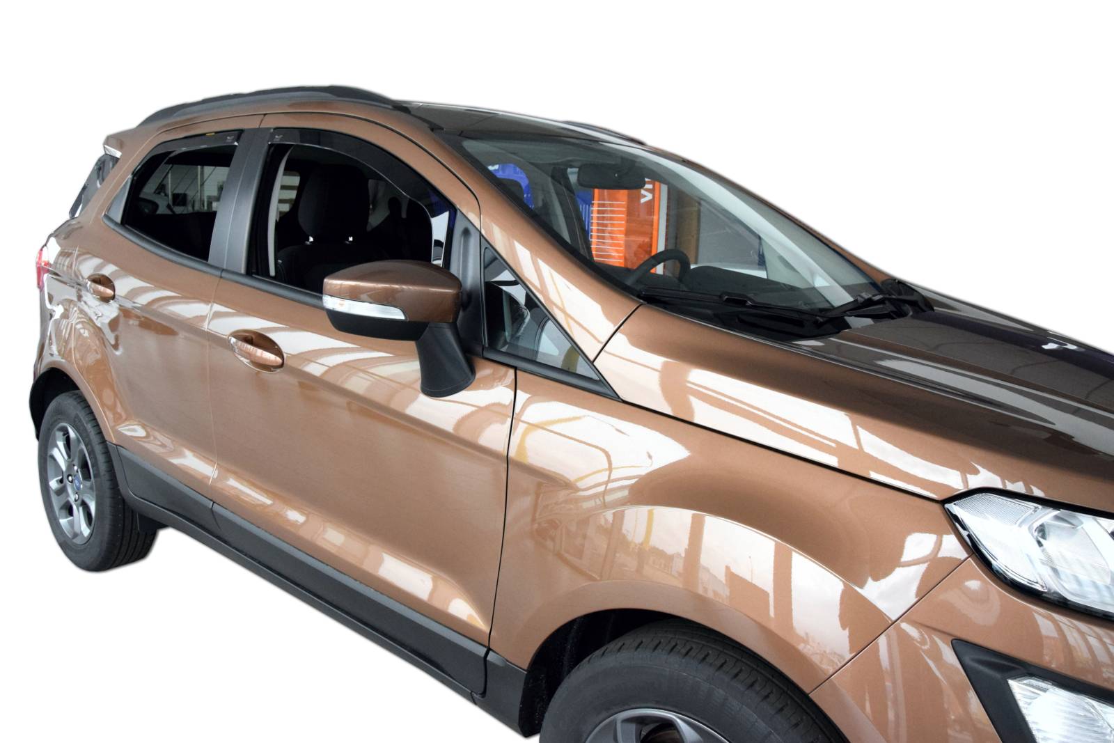 Okenné deflektory Ford Ecosport 5D 2013-up 4 ks predné+zadné