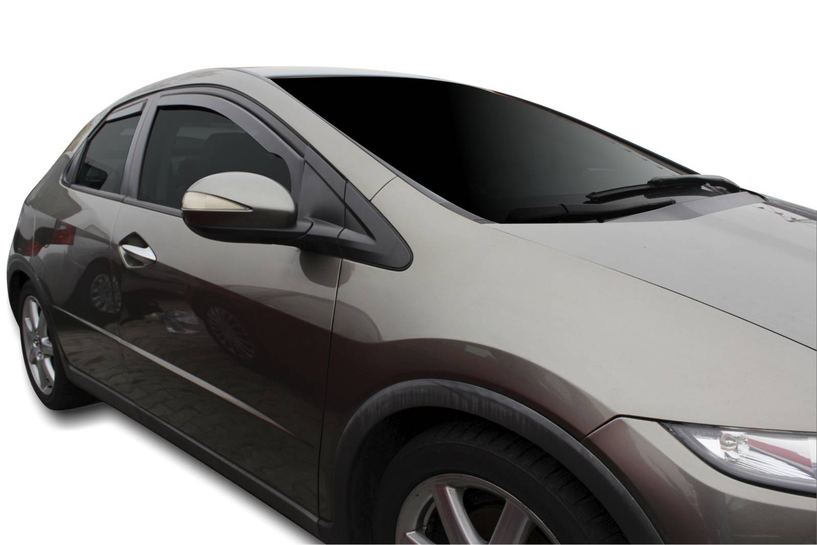 Okenné deflektory Honda Civic 5D HTB 2006-2012 4 ks predné+zadné