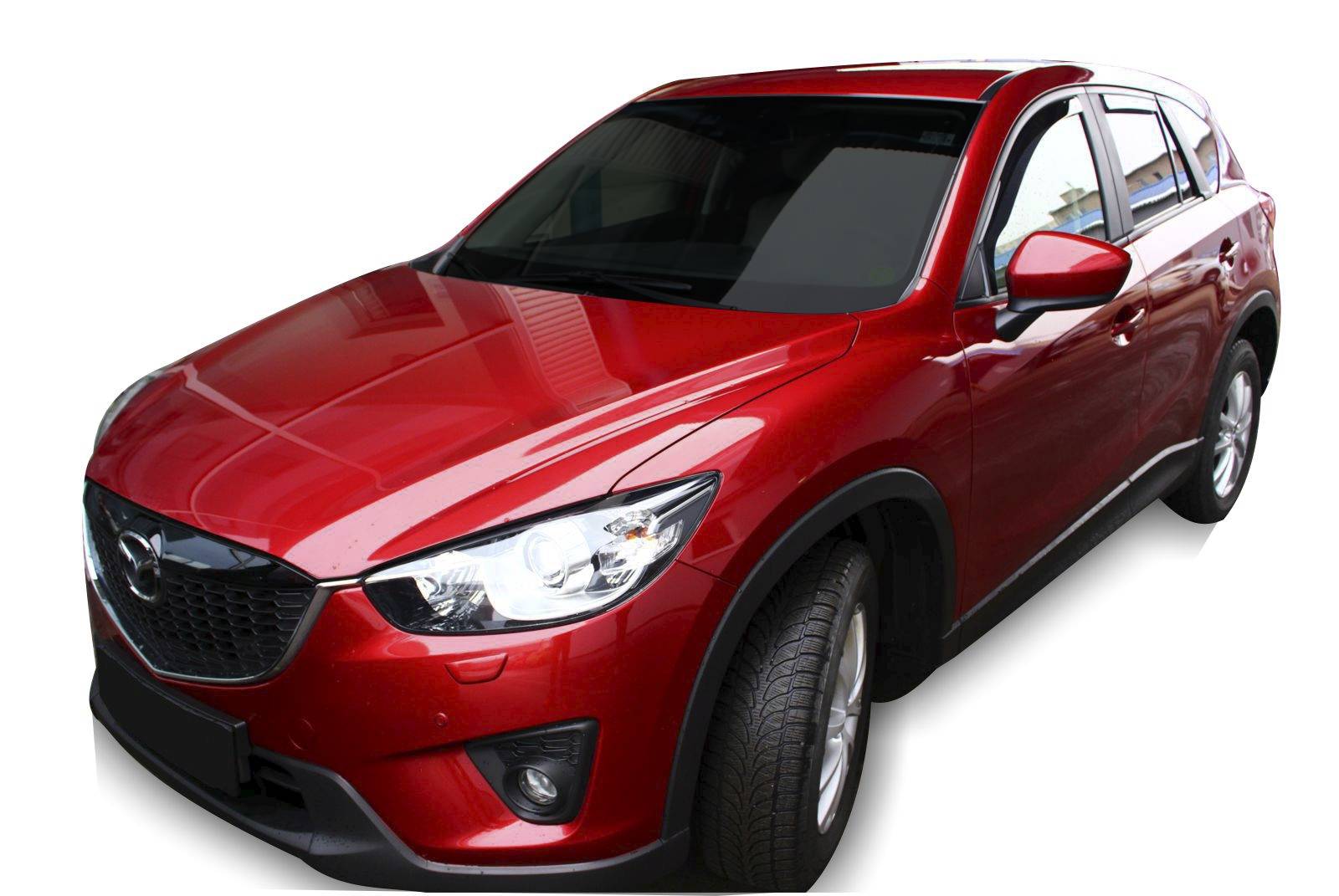 Okenné deflektory Mazda CX-5 5D 2011-2016 4 ks predné+zadné