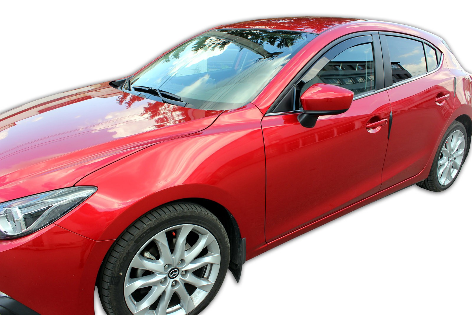 Okenné deflektory Mazda 3 4D SEDAN 2013-2018 2 ks predné