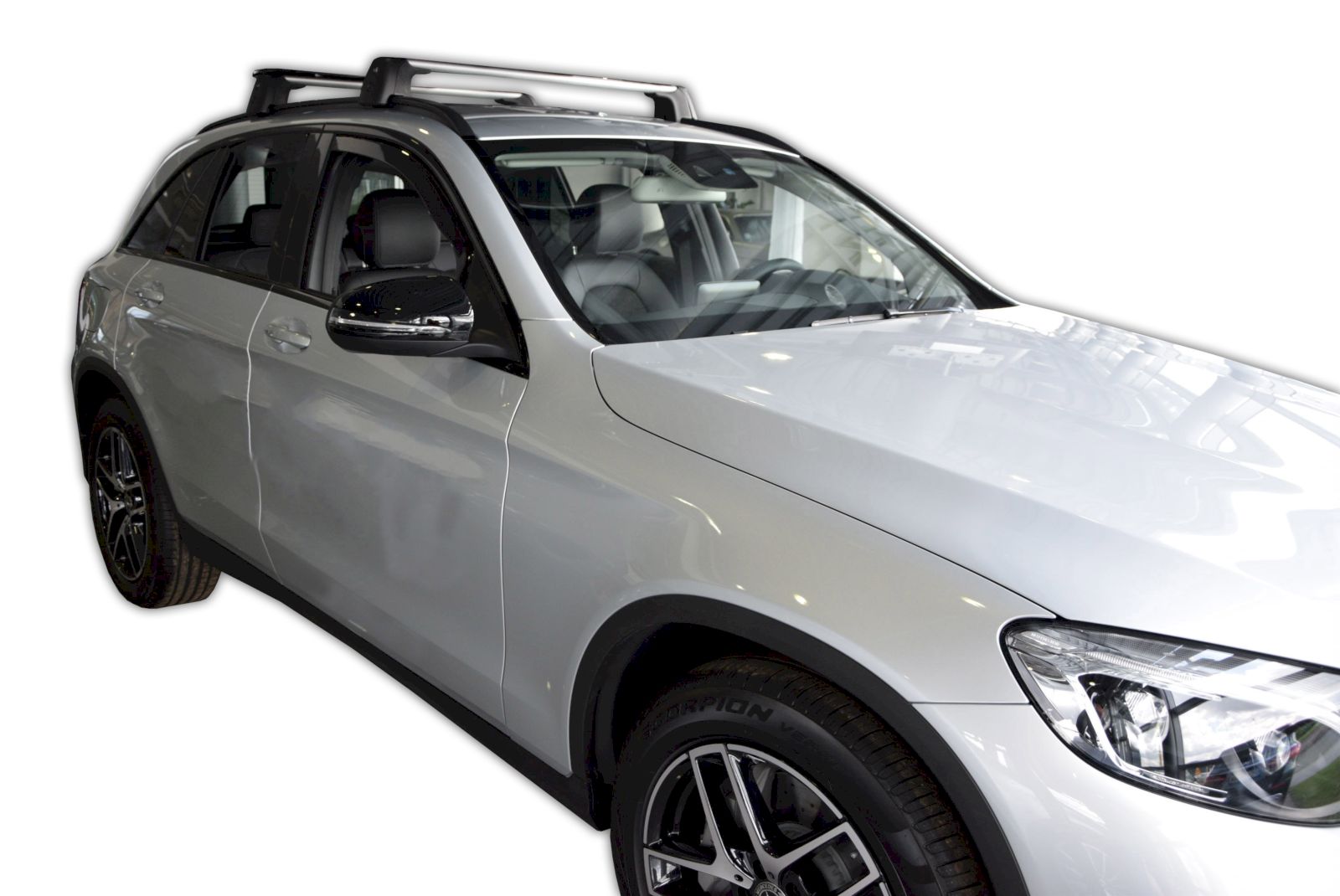 Okenné deflektory Mercedes GLA 5D 2016-up 2 ks predné