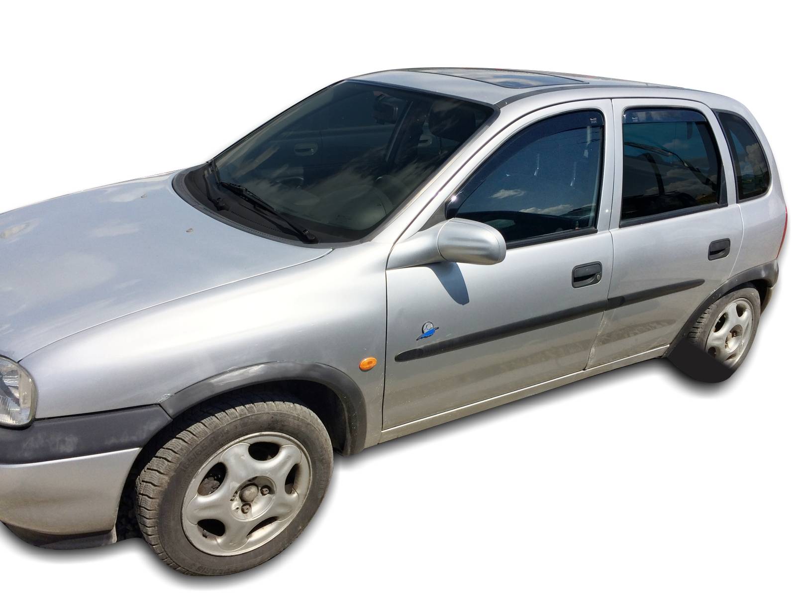 Okenné deflektory Opel Corsa 5D 1993-2001 4 ks predné+zadné