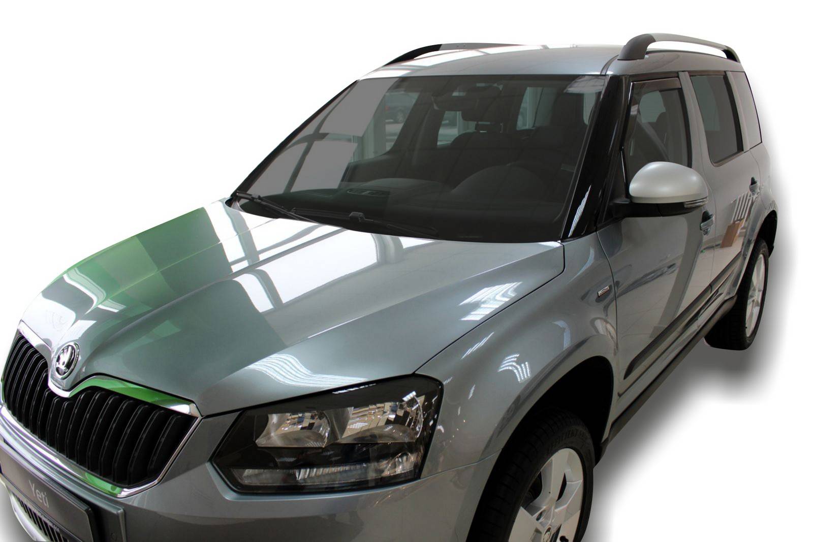 Okenné deflektory Škoda Yeti 5D 2009-2017 4 ks predné+zadné