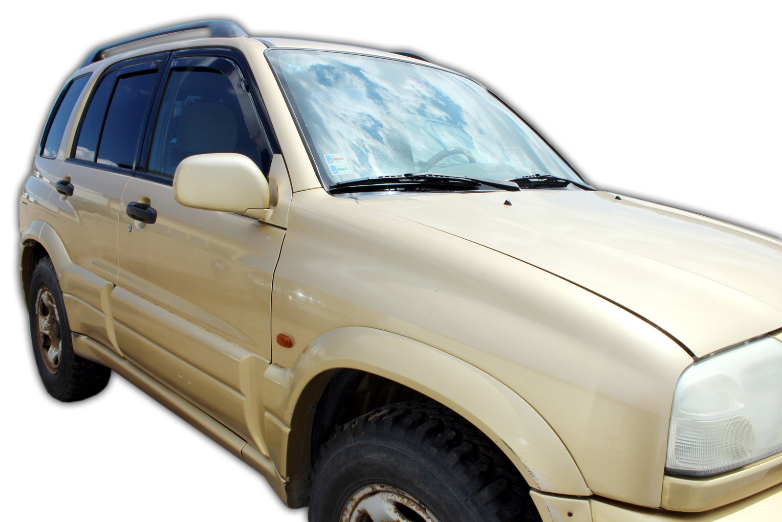 Okenné deflektory Suzuki Grand Vitara 5D 1998-2005 4 ks predné+zadné