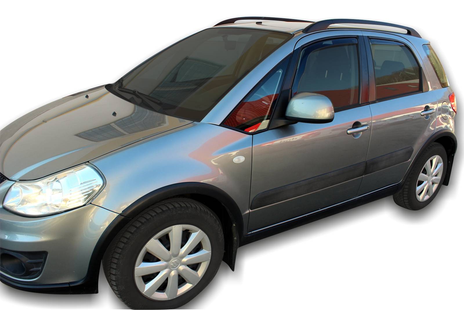 Okenné deflektory Fiat Sedici 5D 2007-2014 4 ks predné+zadné