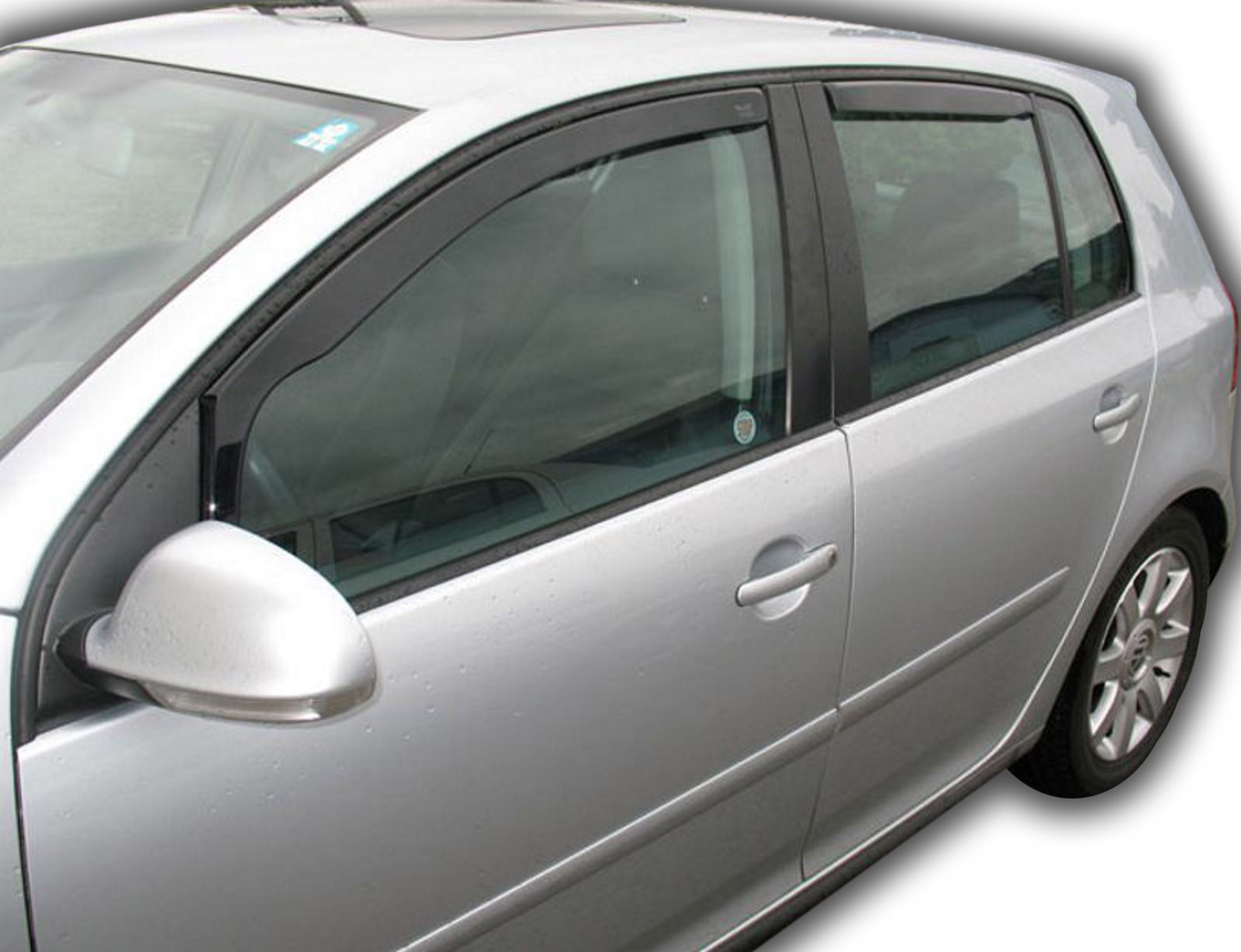 Okenski deflektorji za Volkswagen Golf VI 5 vrata 2009-2014 4 kosa Spredaj + Zadnja stran