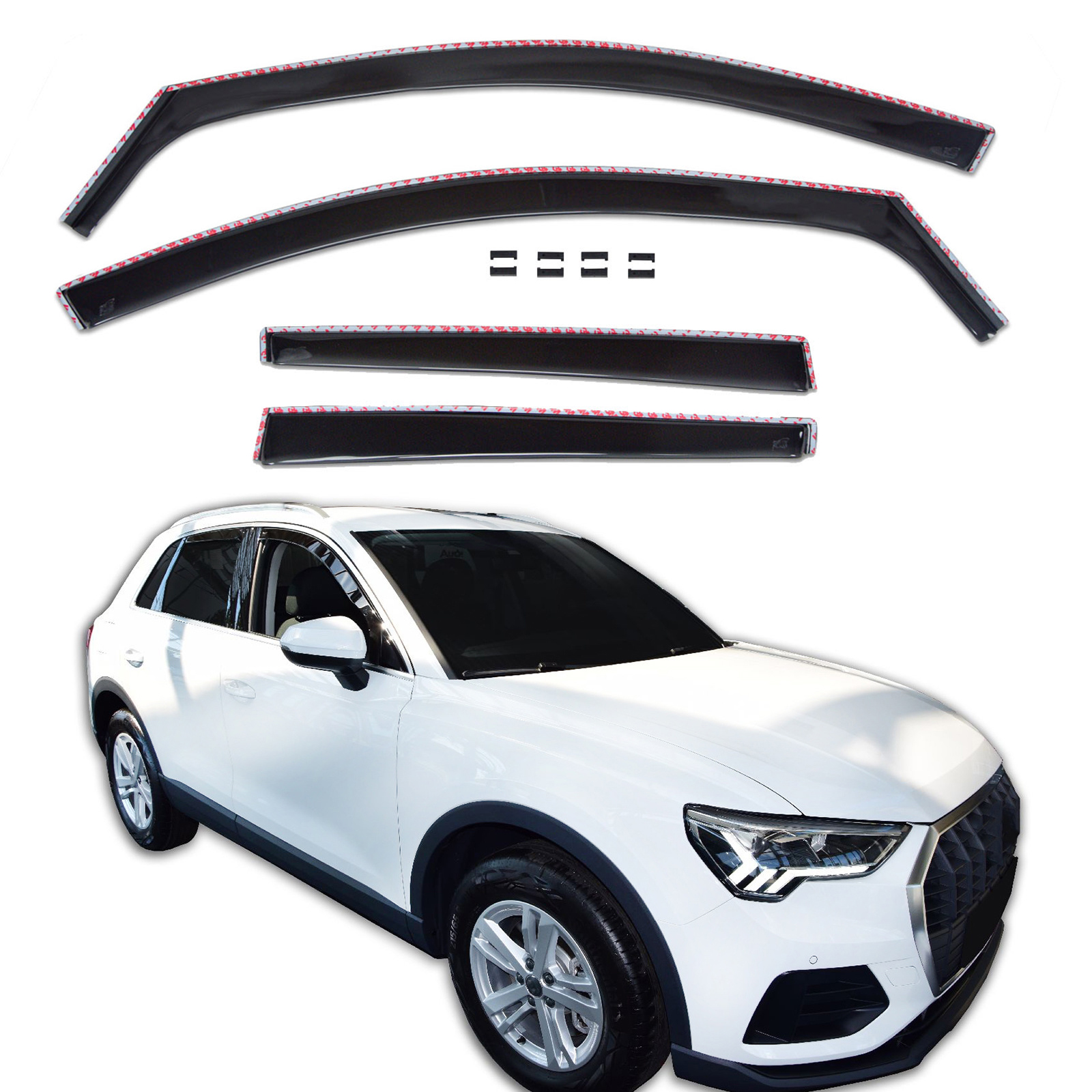 GP Okenski deflektorji za Audi Q3 2018-nad 4 kosa