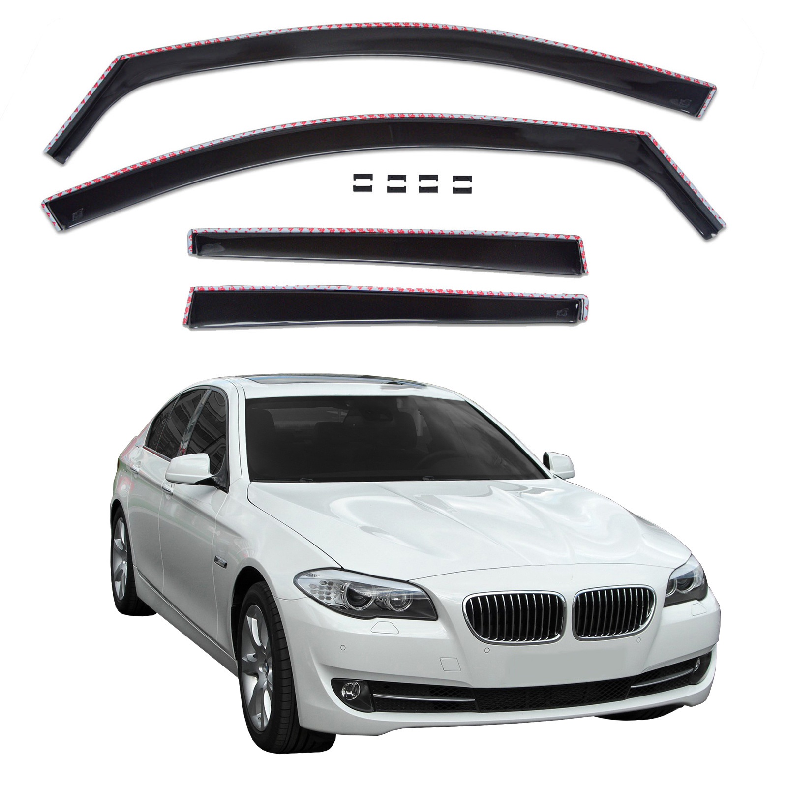 GP Okenski deflektorji za Bmw Series 5 F10 2009-2017 4 kosa
