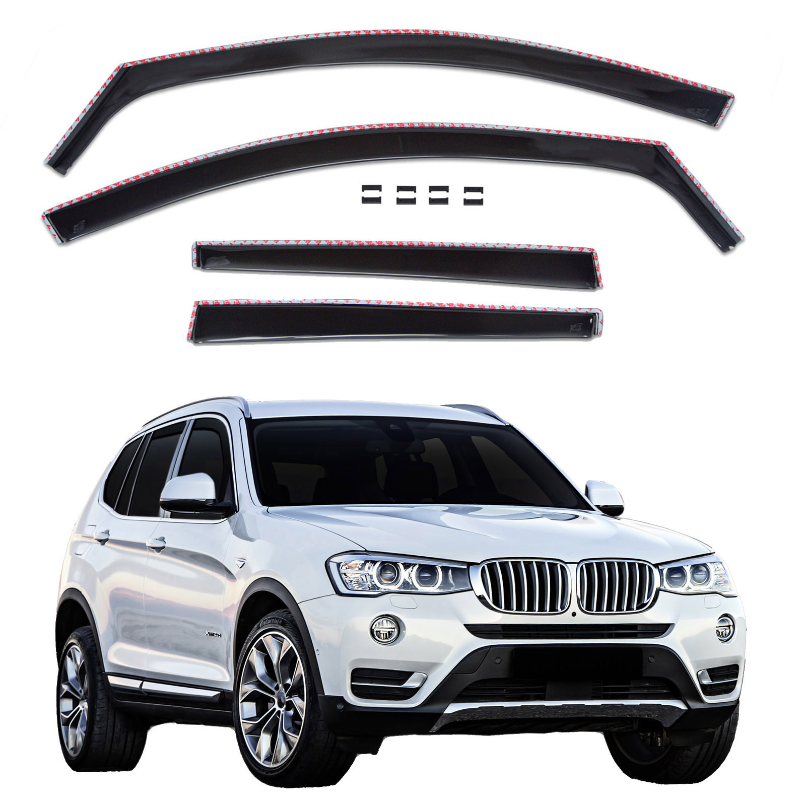 GP Okenski deflektorji za Bmw X5 F25 2010-2018 4 kosa
