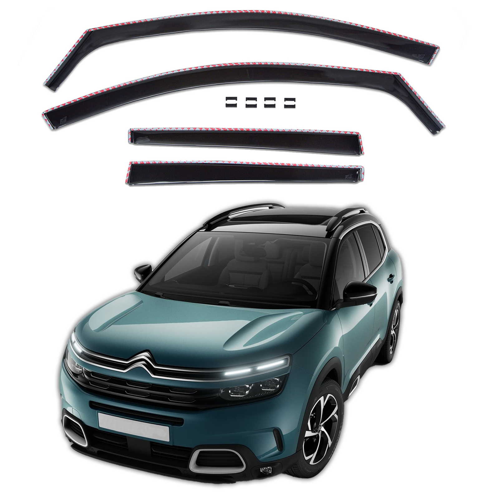 GP Okenski deflektorji za Citroen C5 Aircross 2019-Nad 4 kosa