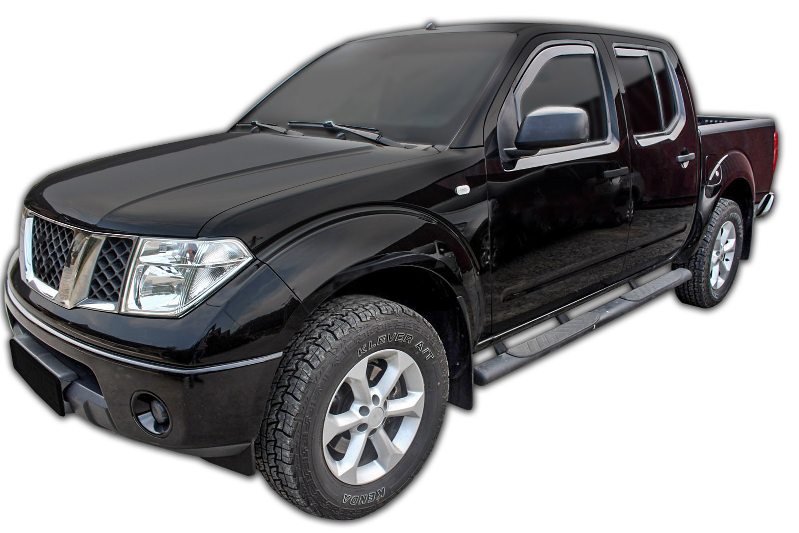 GP Okenski deflektorji za Nissan Navara D40 4 vrata pick up 2005-2015 4 kosa