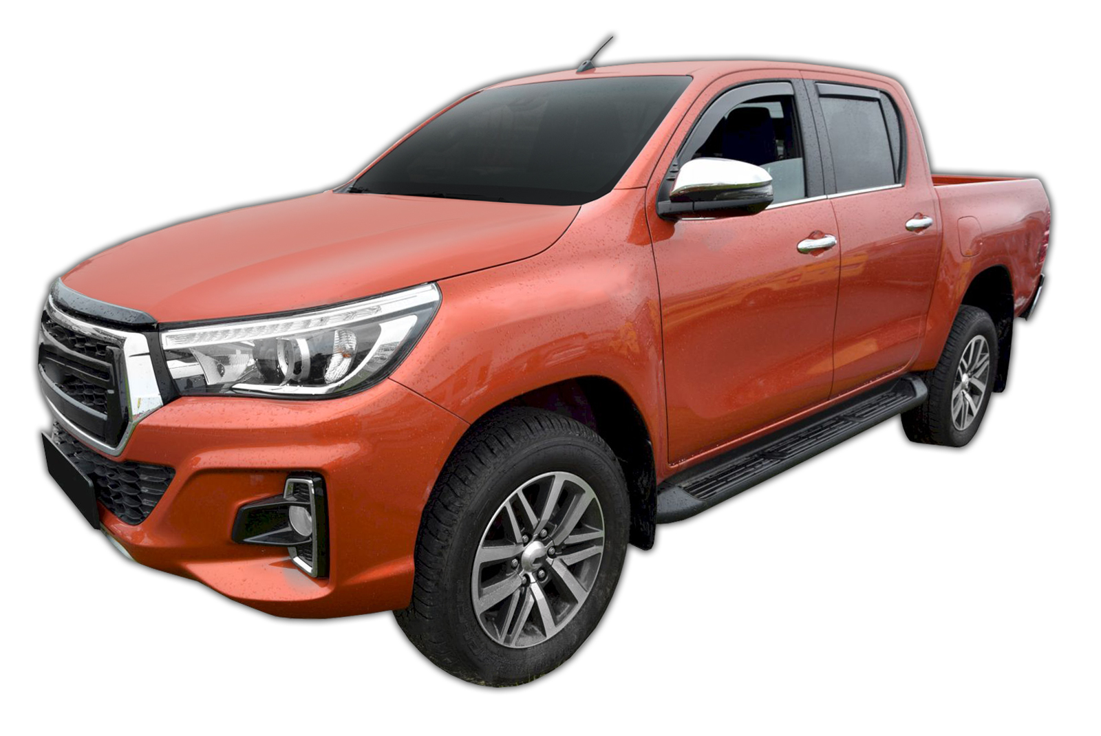 GP Okenski deflektorji za Toyota Hilux 8 4 vrata 2016-2025 4 kosa