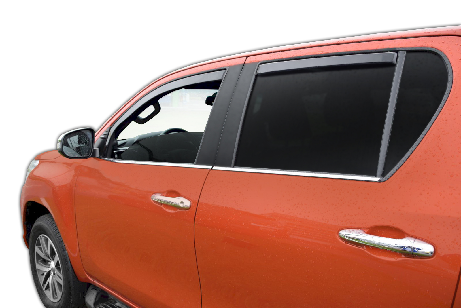 GP Okenski deflektorji za Toyota Hilux 8 4 vrata 2016-2025 4 kosa