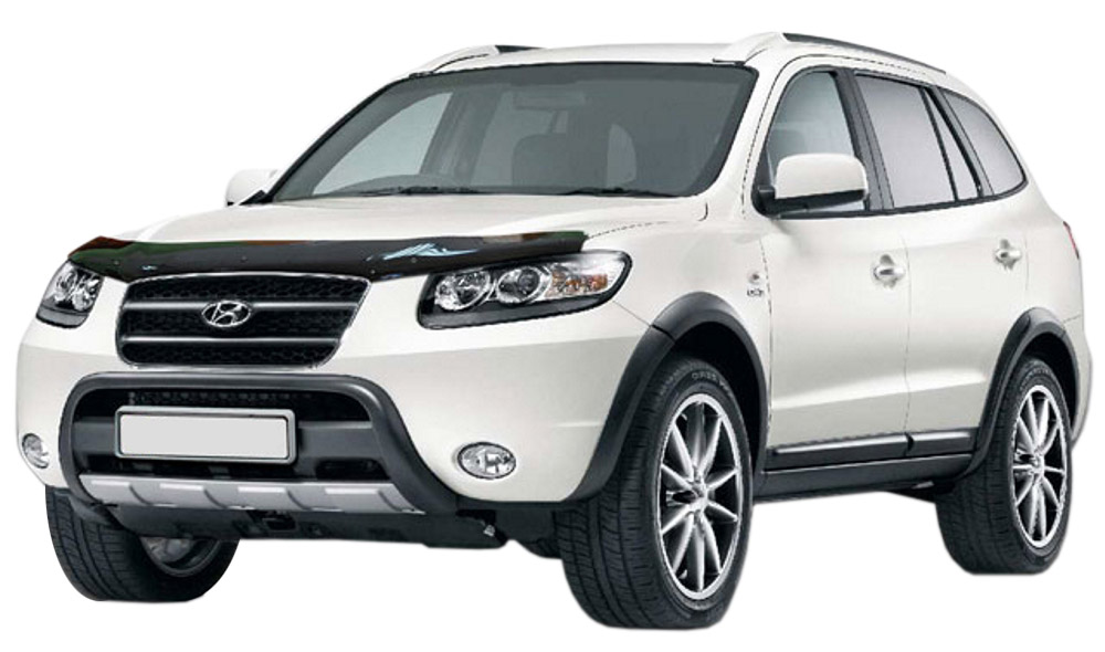 Санта фе дефлектор. Дефлектор капота Хендай Санта Фе 2. Дефлектор капота Hyundai Santa Fe 2021. Дефлектор капота Санта Фе Классик. Дефлектор люка Хундай Санта Фе 2.