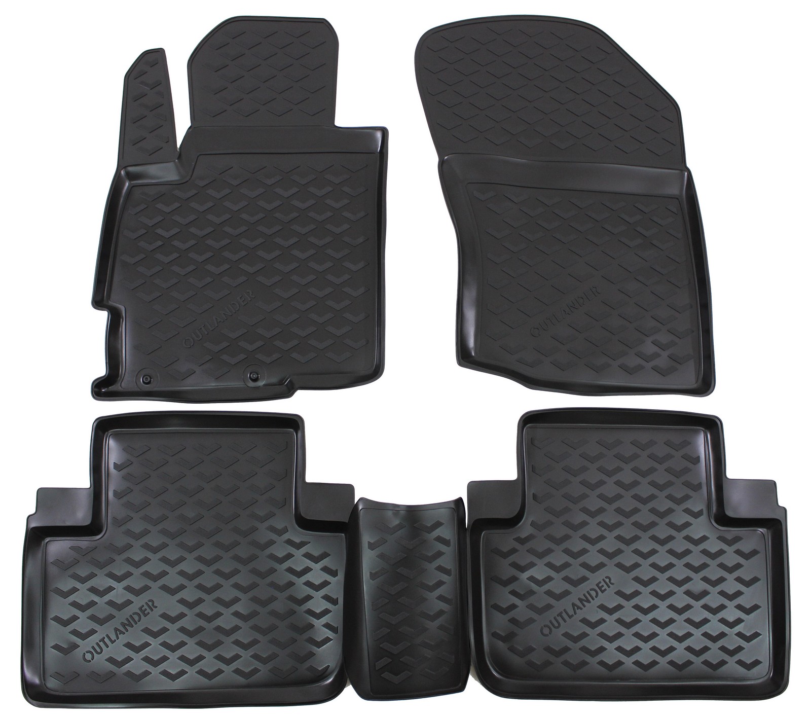 Gumené rohože Mitsubishi Outlander 2012-2020 5 ks