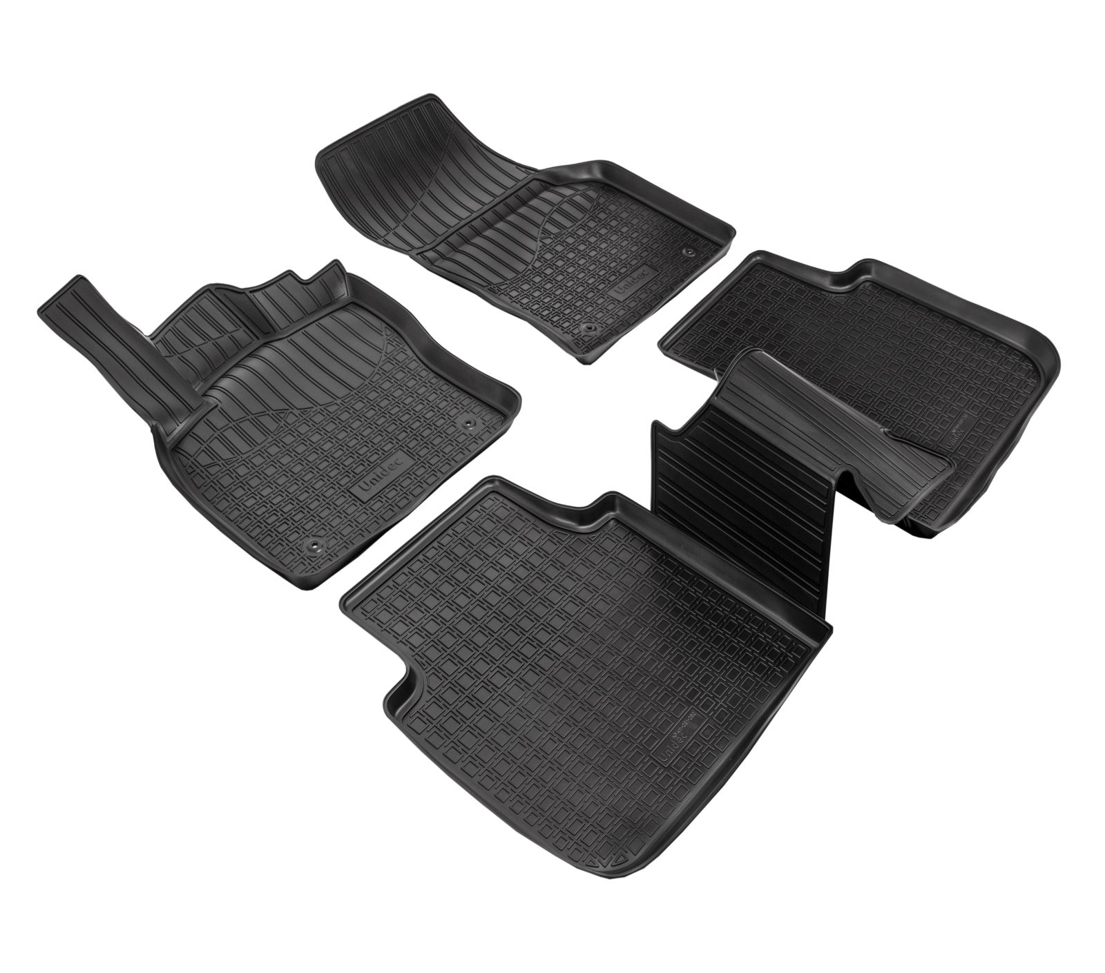 Gumijaste preproge NORM z dvignjenim robom za VW Tiguan 2016-2024 Allspace