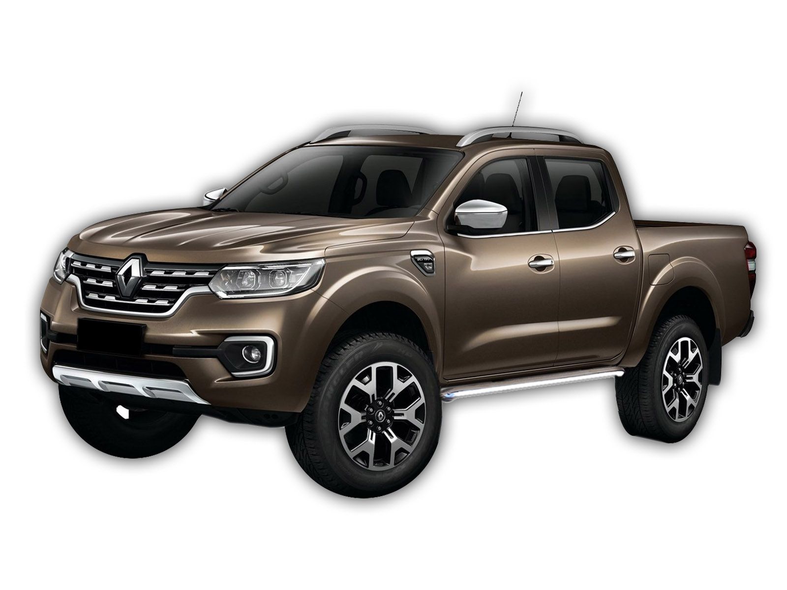 Bočné nerezové rámy Renault ALASKAN 2016-up