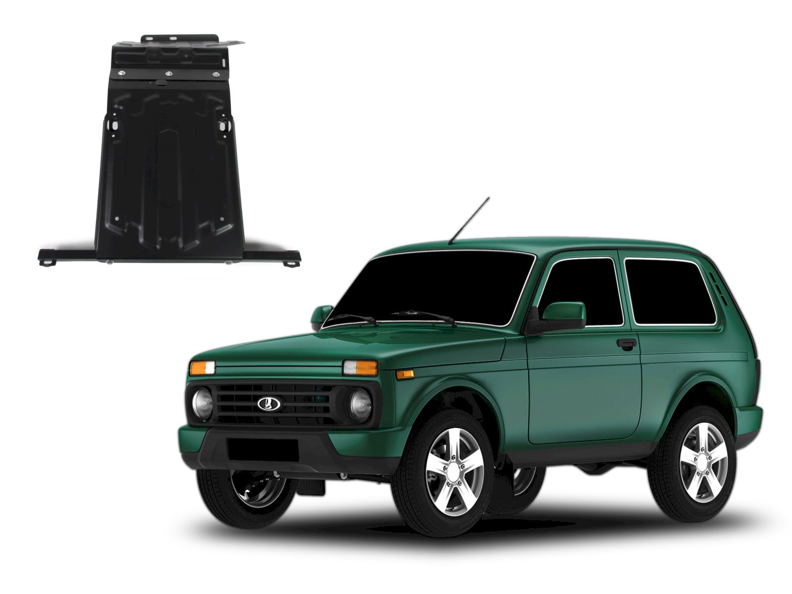 Zaščitni pokrov motorja za Lada Taiga 2001-2015, 2015-nad, (Pokrov motorja in menjalnika)